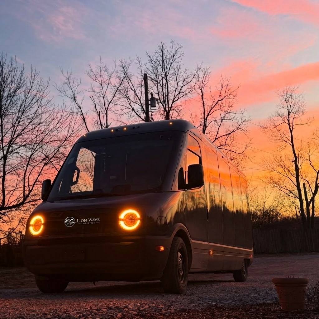 Lion Wave Delivery Van